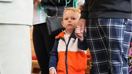 W deszczu dziękowali za plony