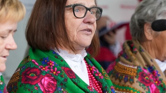 W deszczu dziękowali za plony