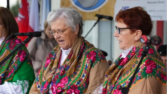 W deszczu dziękowali za plony