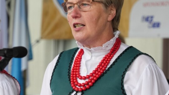 W deszczu dziękowali za plony