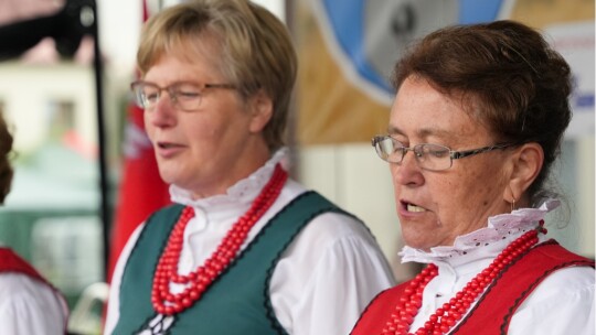 W deszczu dziękowali za plony