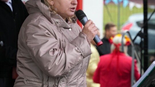 W deszczu dziękowali za plony