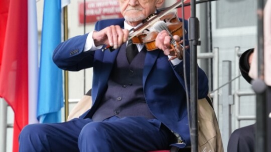 W deszczu dziękowali za plony