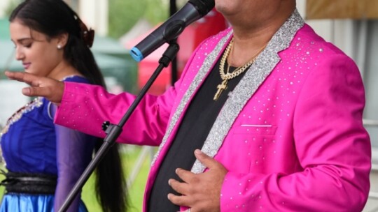 W deszczu dziękowali za plony