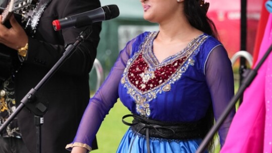 W deszczu dziękowali za plony