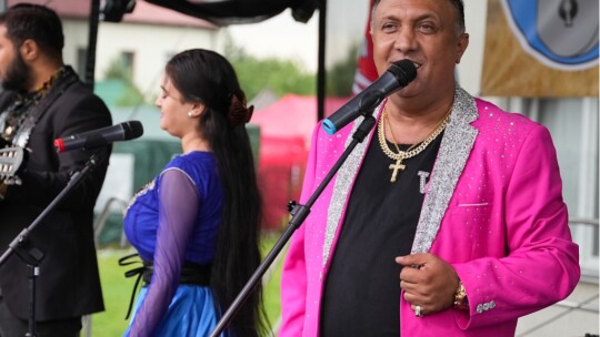 W deszczu dziękowali za plony