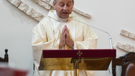 W deszczu dziękowali za plony