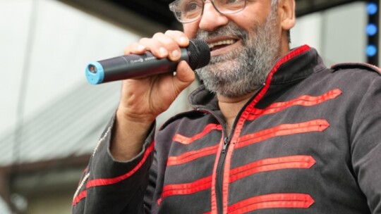 W deszczu dziękowali za plony