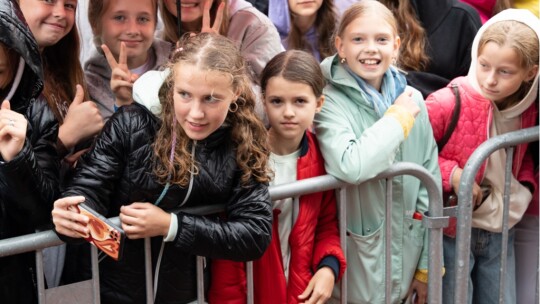 W deszczu dziękowali za plony