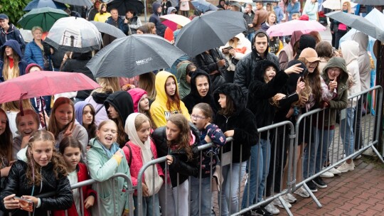 W deszczu dziękowali za plony