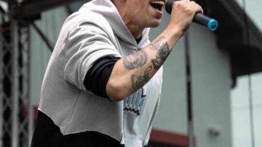 W deszczu dziękowali za plony