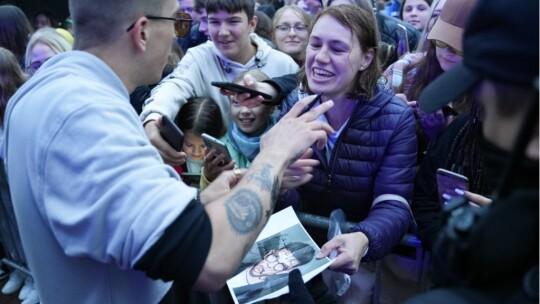 W deszczu dziękowali za plony