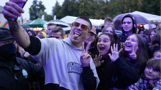 W deszczu dziękowali za plony