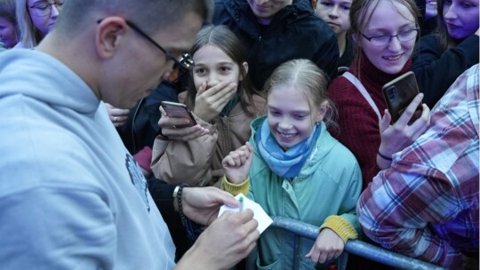 W deszczu dziękowali za plony