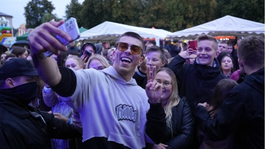 W deszczu dziękowali za plony