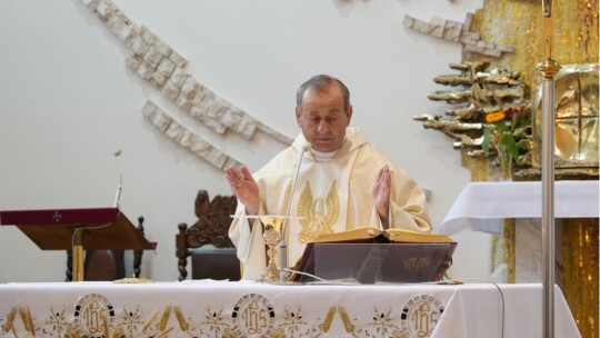 W deszczu dziękowali za plony