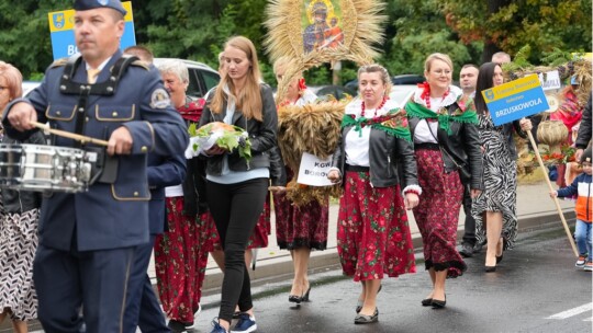 W deszczu dziękowali za plony