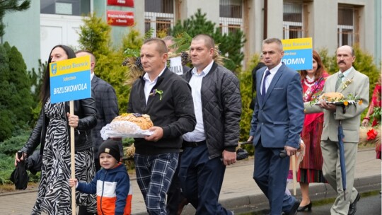 W deszczu dziękowali za plony