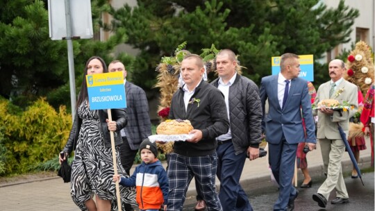 W deszczu dziękowali za plony