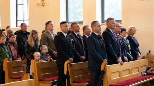 W deszczu dziękowali za plony