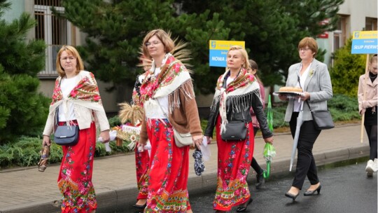 W deszczu dziękowali za plony