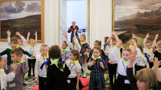 Pierwsza Dama czytała przedszkolakom z Garwolina