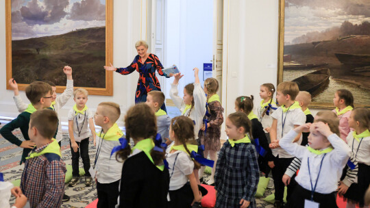 Pierwsza Dama czytała przedszkolakom z Garwolina