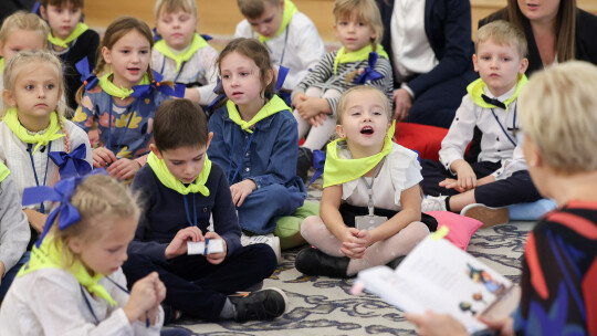 Pierwsza Dama czytała przedszkolakom z Garwolina