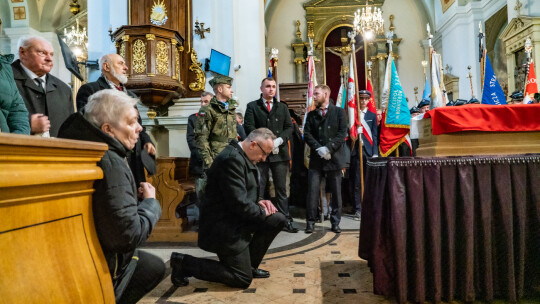 Pogrzeb por. Stanisława Kopika z państwowymi honorami