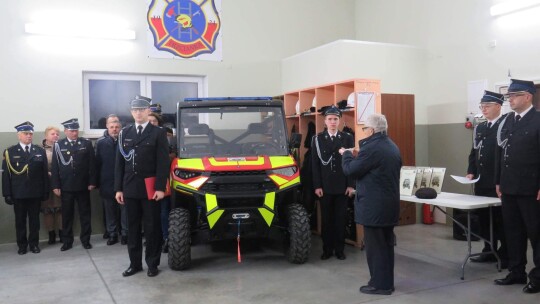 Strażacki pojazd UTV oficjalnie przyjęty