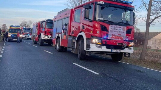 Dwa wypadki i pożar w Nowy Rok Dwa wypadki i pożar w Nowy Rok