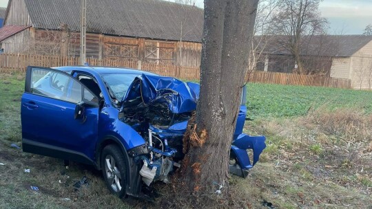 Dwa wypadki i pożar w Nowy Rok Dwa wypadki i pożar w Nowy Rok