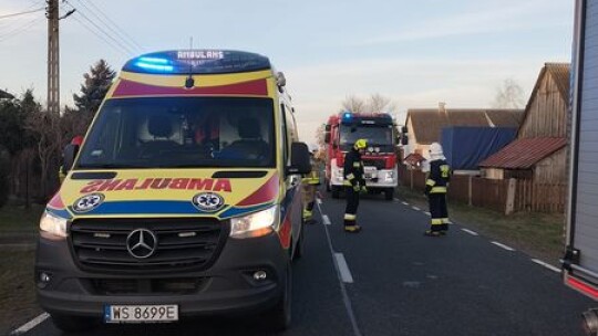 Dwa wypadki i pożar w Nowy Rok Dwa wypadki i pożar w Nowy Rok