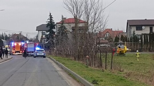 Zatruciem czadem w Garwolinie. W akcji dwa śmigłowce LPR [wideo]