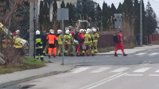 Zatruciem czadem w Garwolinie. W akcji dwa śmigłowce LPR [wideo]