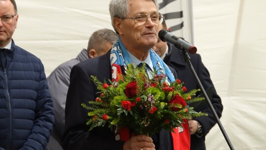 Stanisław Buszta ze Srebrnym Krzyżem Zasługi