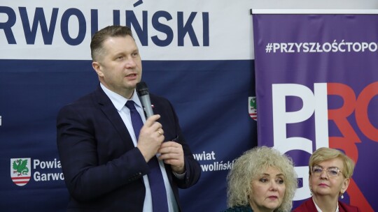 Minister Czarnek w Miętnem