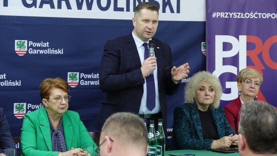 Minister Czarnek w Miętnem