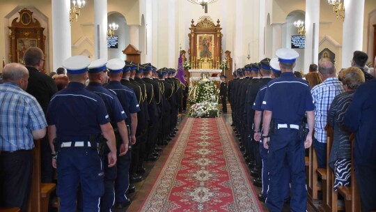 Ostatnia droga st. ogn. Krzysztofa Więckowskiego