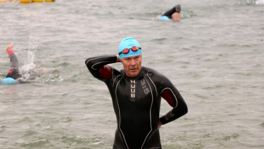 Robert Mrozek zwycięzcą X Triathlonu Garwolińskiego. Łukasz Biernacki na podium