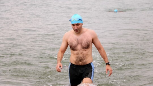 Robert Mrozek zwycięzcą X Triathlonu Garwolińskiego. Łukasz Biernacki na podium