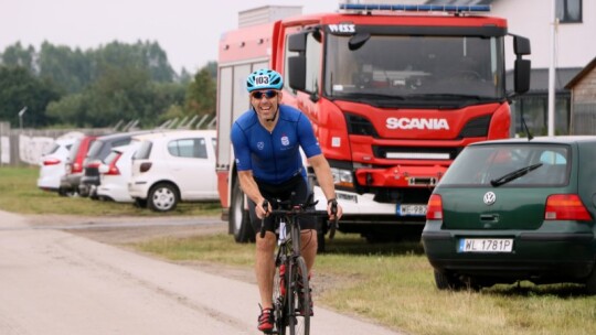 Robert Mrozek zwycięzcą X Triathlonu Garwolińskiego. Łukasz Biernacki na podium