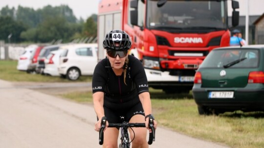 Robert Mrozek zwycięzcą X Triathlonu Garwolińskiego. Łukasz Biernacki na podium