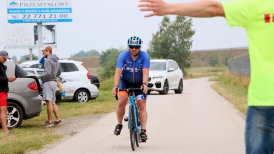 Robert Mrozek zwycięzcą X Triathlonu Garwolińskiego. Łukasz Biernacki na podium