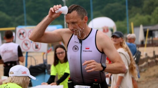 Robert Mrozek zwycięzcą X Triathlonu Garwolińskiego. Łukasz Biernacki na podium