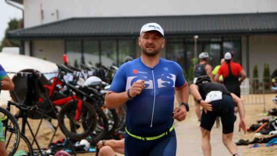 Robert Mrozek zwycięzcą X Triathlonu Garwolińskiego. Łukasz Biernacki na podium