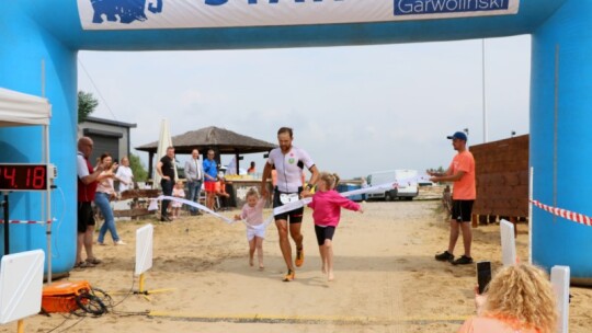 Robert Mrozek zwycięzcą X Triathlonu Garwolińskiego. Łukasz Biernacki na podium