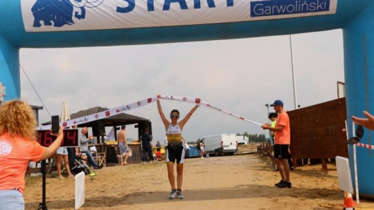 Robert Mrozek zwycięzcą X Triathlonu Garwolińskiego. Łukasz Biernacki na podium