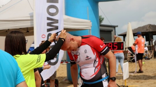 Robert Mrozek zwycięzcą X Triathlonu Garwolińskiego. Łukasz Biernacki na podium