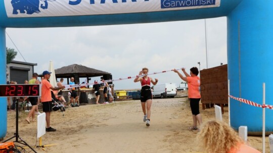 Robert Mrozek zwycięzcą X Triathlonu Garwolińskiego. Łukasz Biernacki na podium